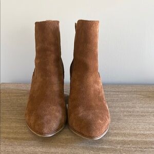 Steve Madden Tan Suede Ankle Booties